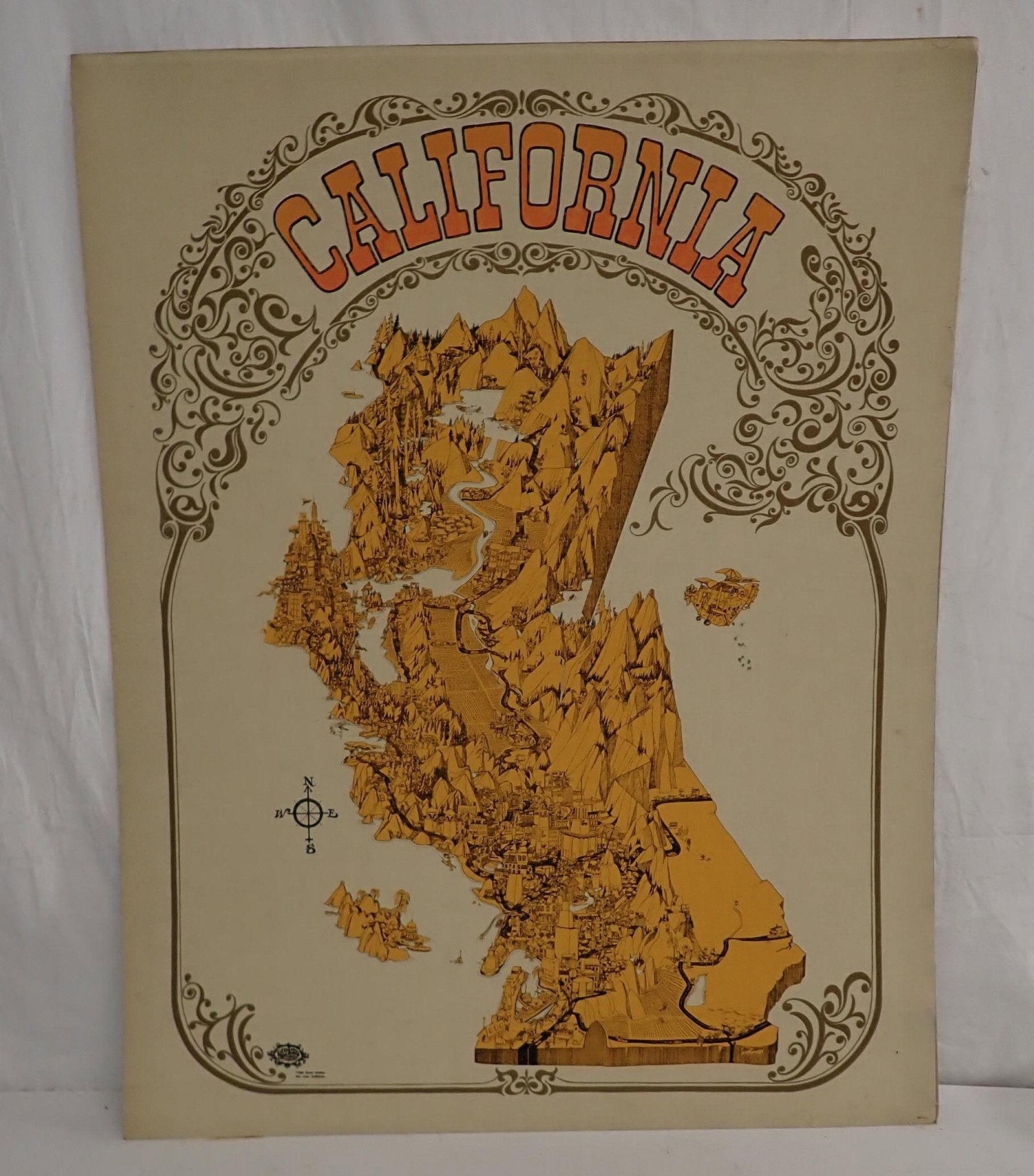 1968 John Johnson "Silk Screen" California Poster (1 of 6)