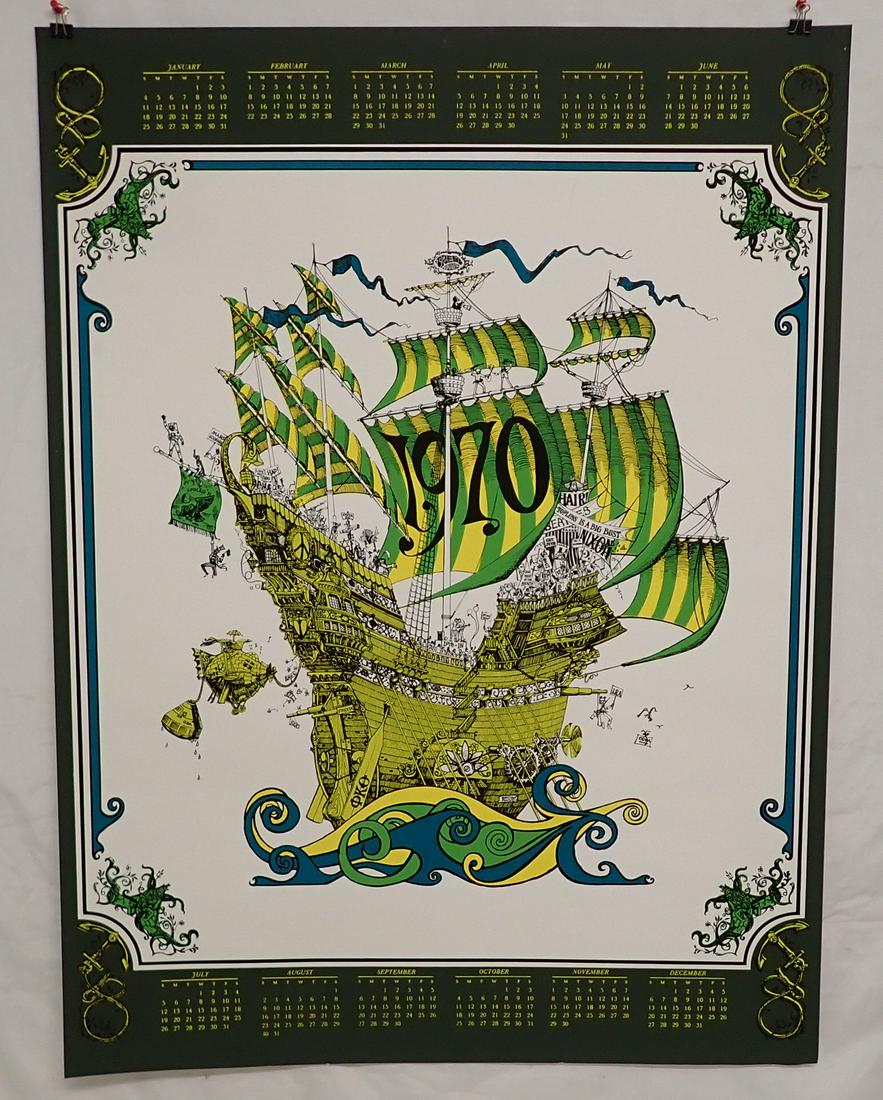 1970 Trend Graphics Calendar / Poster (1 of 7)