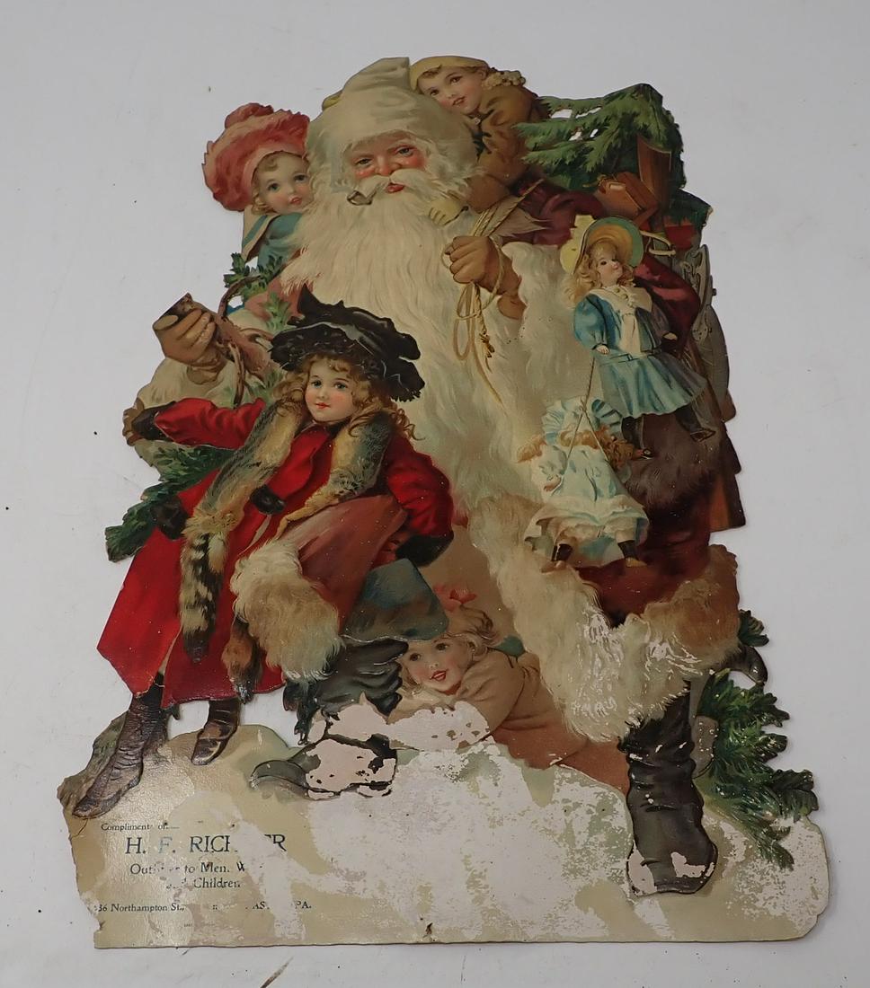 Easton PA Die Cut Santa Display (1 of 4)