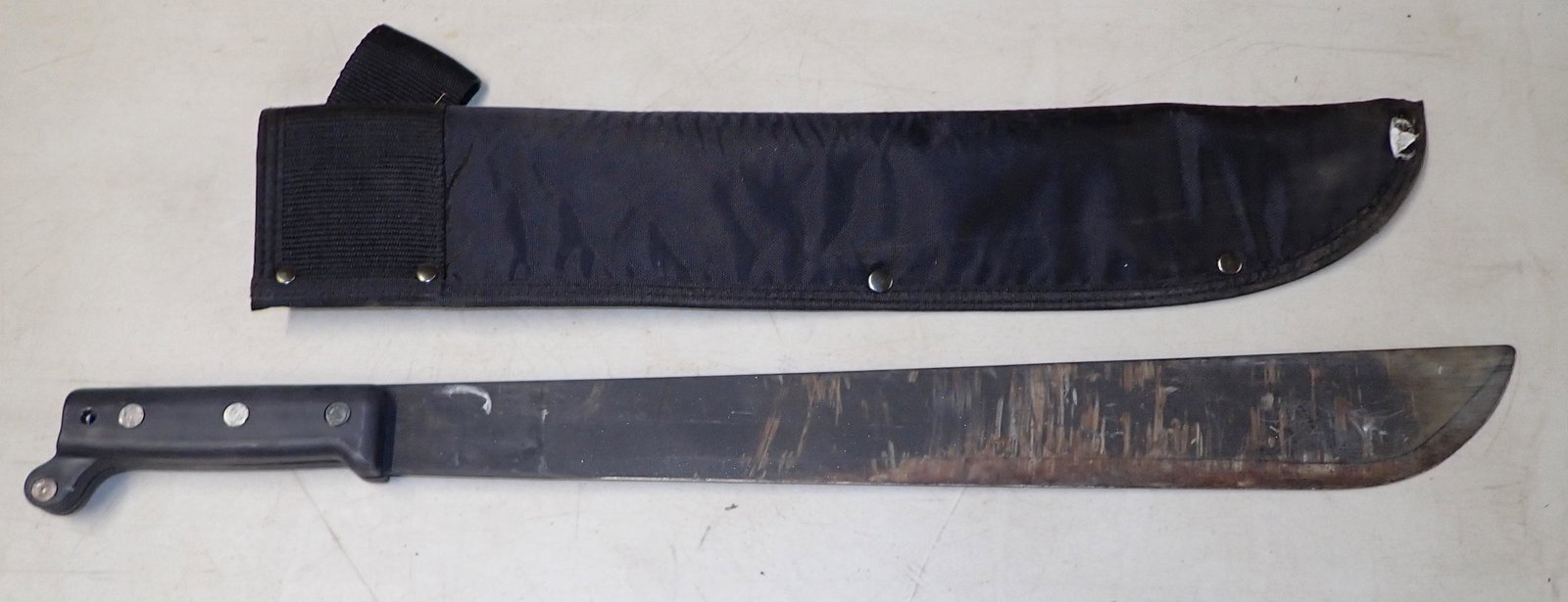 US Machete: Approx 23 1/4" long