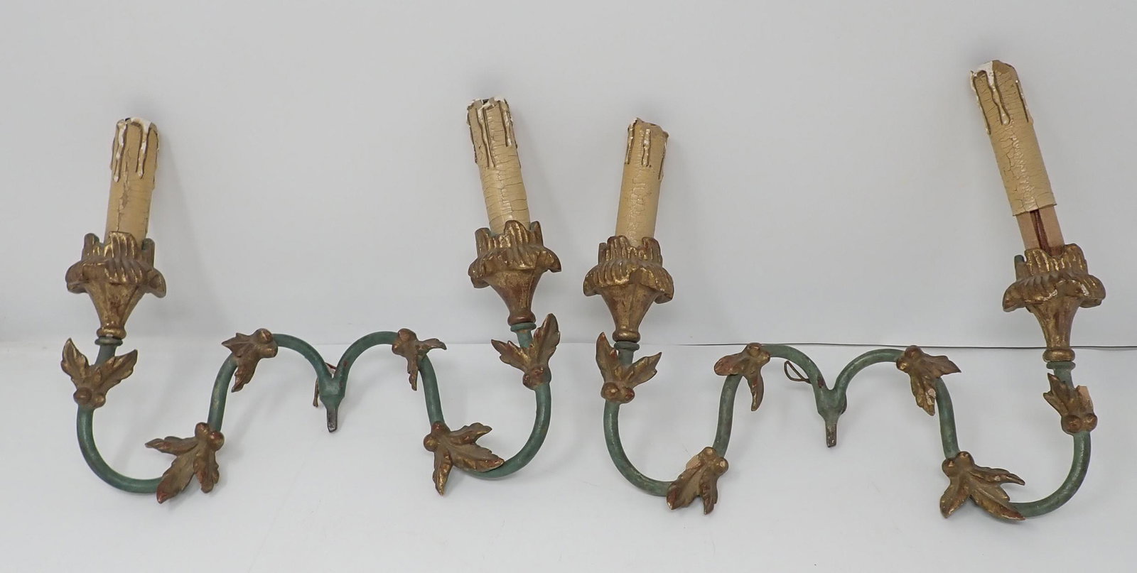 Lamp Fixture Parts: Apprx 9 3/4" wide.