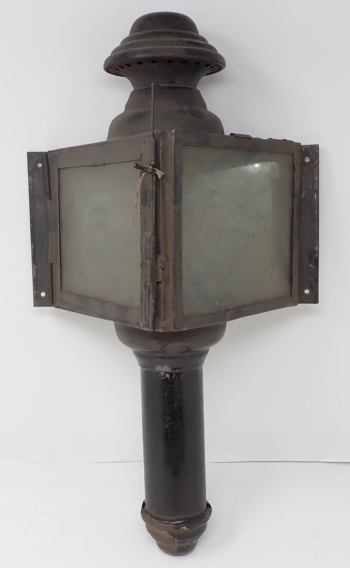 Early Porch Candle Lamp: Apprx 11" x 19"