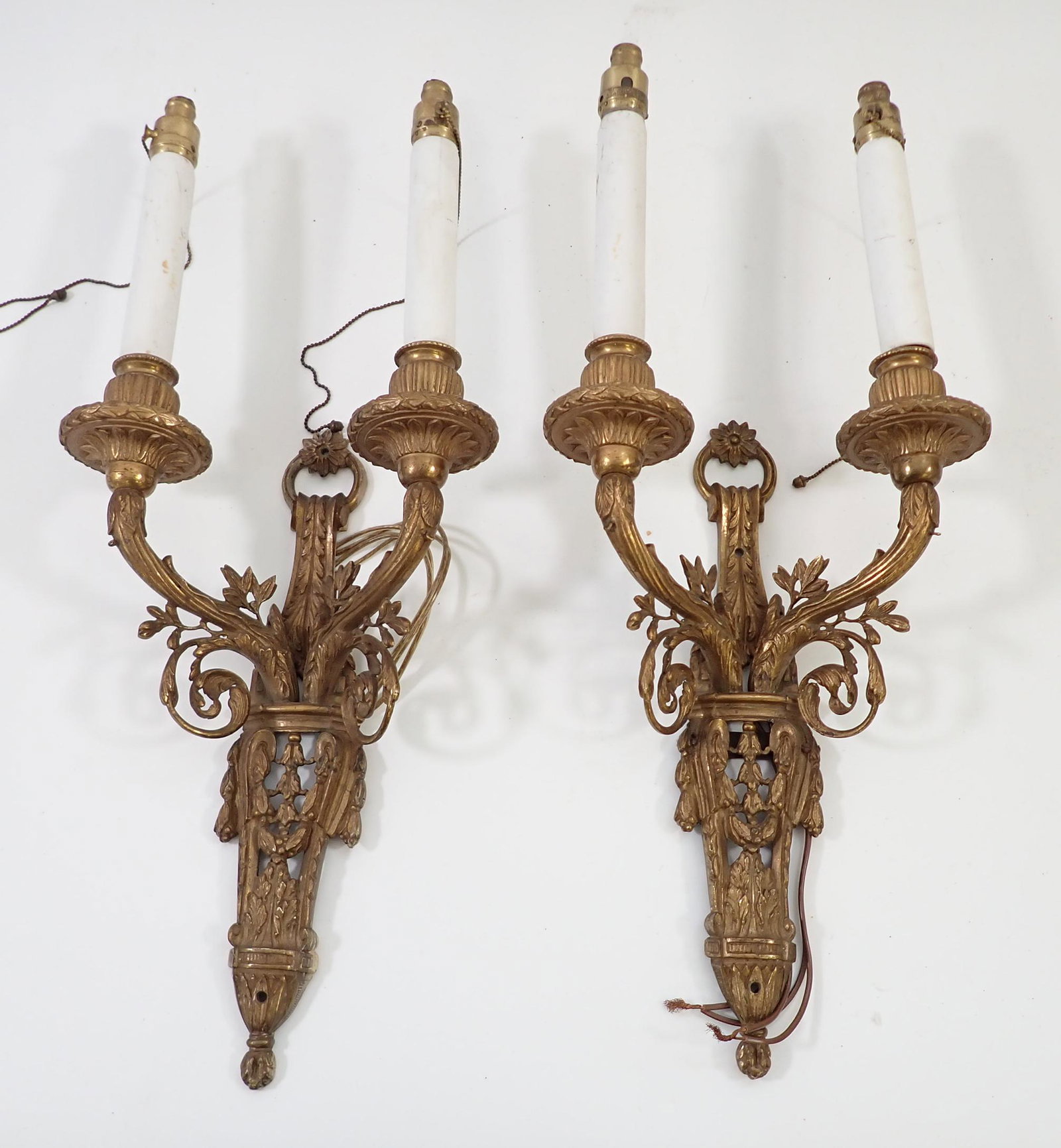 Pair of Brass Wall Sconces (1 of 7)