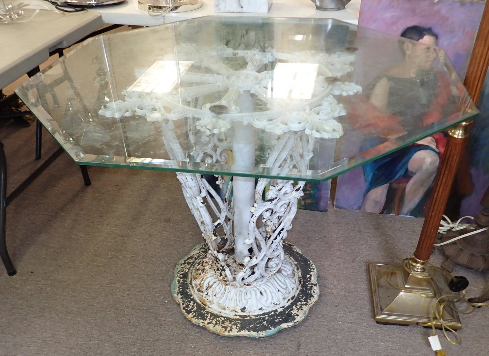 Cast Iron Patio / Garden Table (1 of 3)