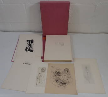 Hans Bellmer Etchings Portfolio: We do not guarantee it is complete. Sold as pictured