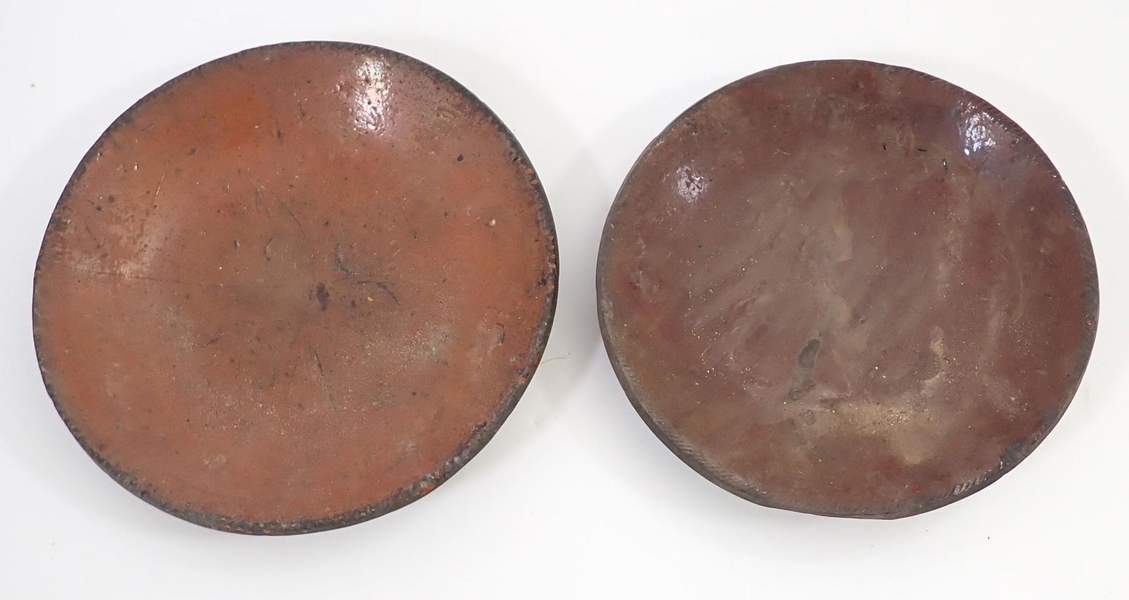 2 Redware Pie Plates (1 of 5)