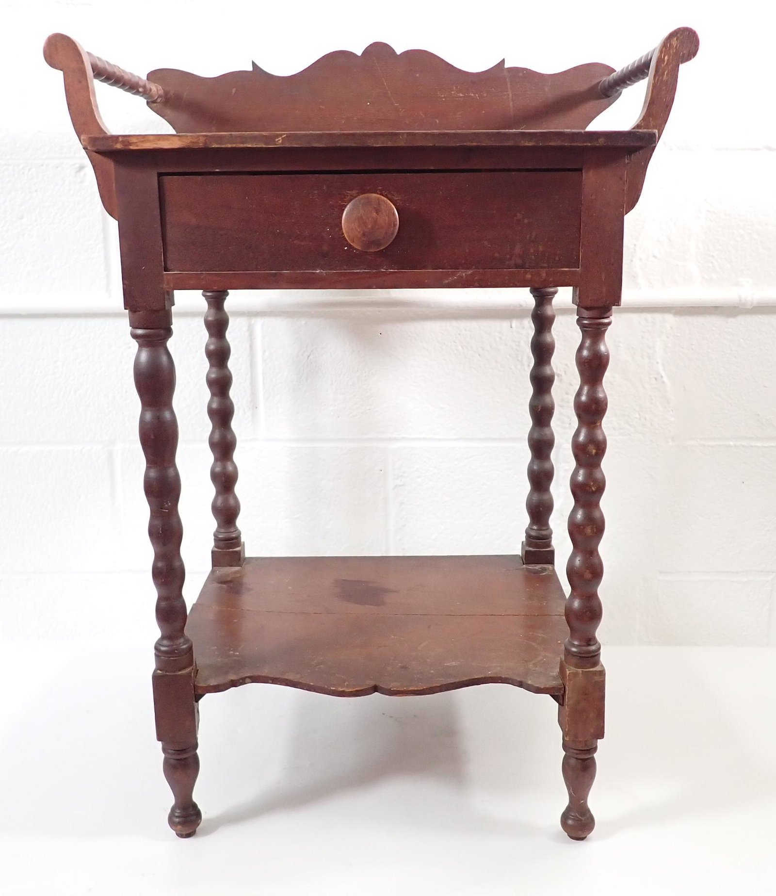 Washstand: Approx 17 1/2" x 23 1/4" x 34" tall. NO SHIPPING