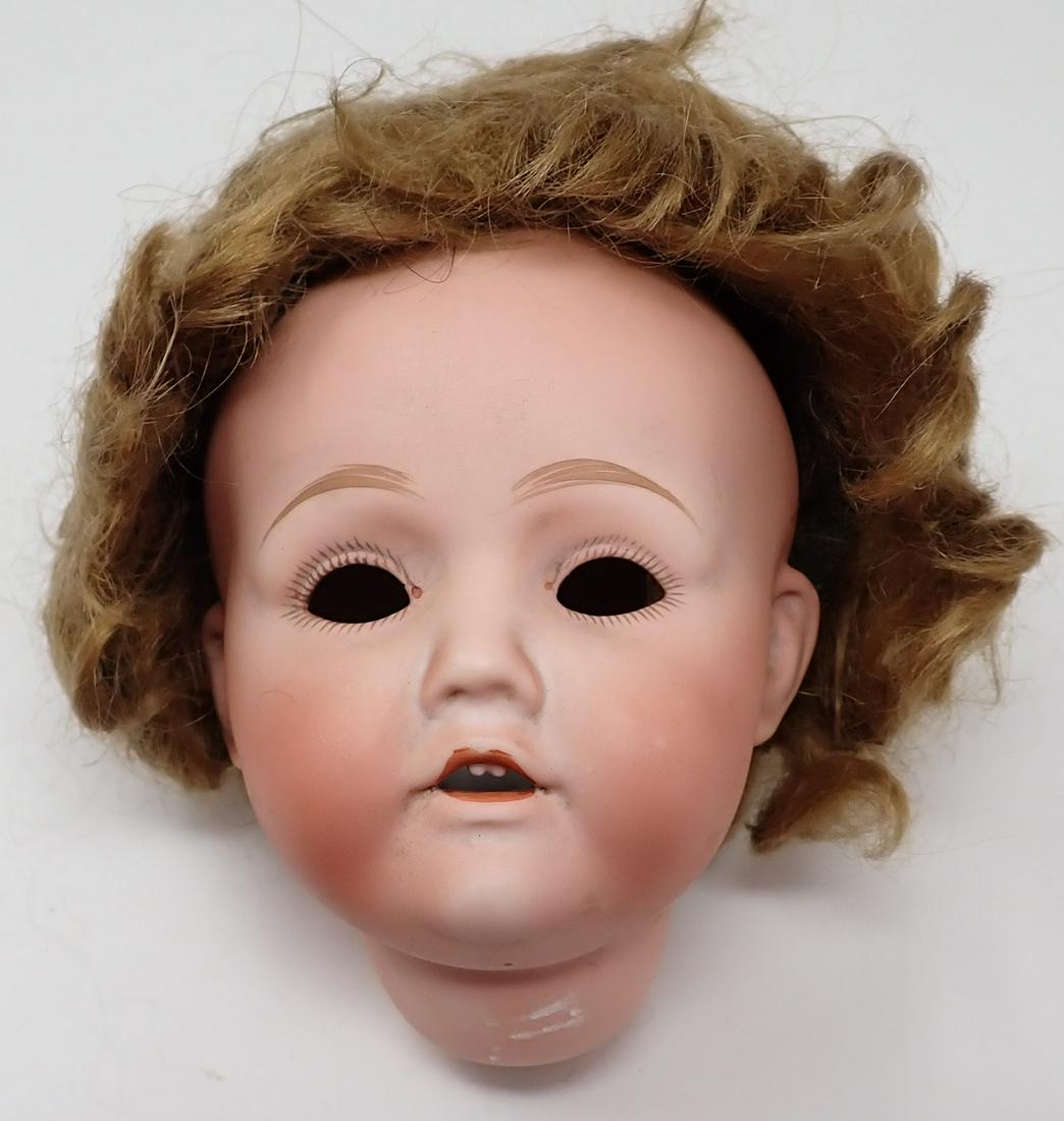 Nippon B5 Bisque Doll Head: Apprx 4 1/4"