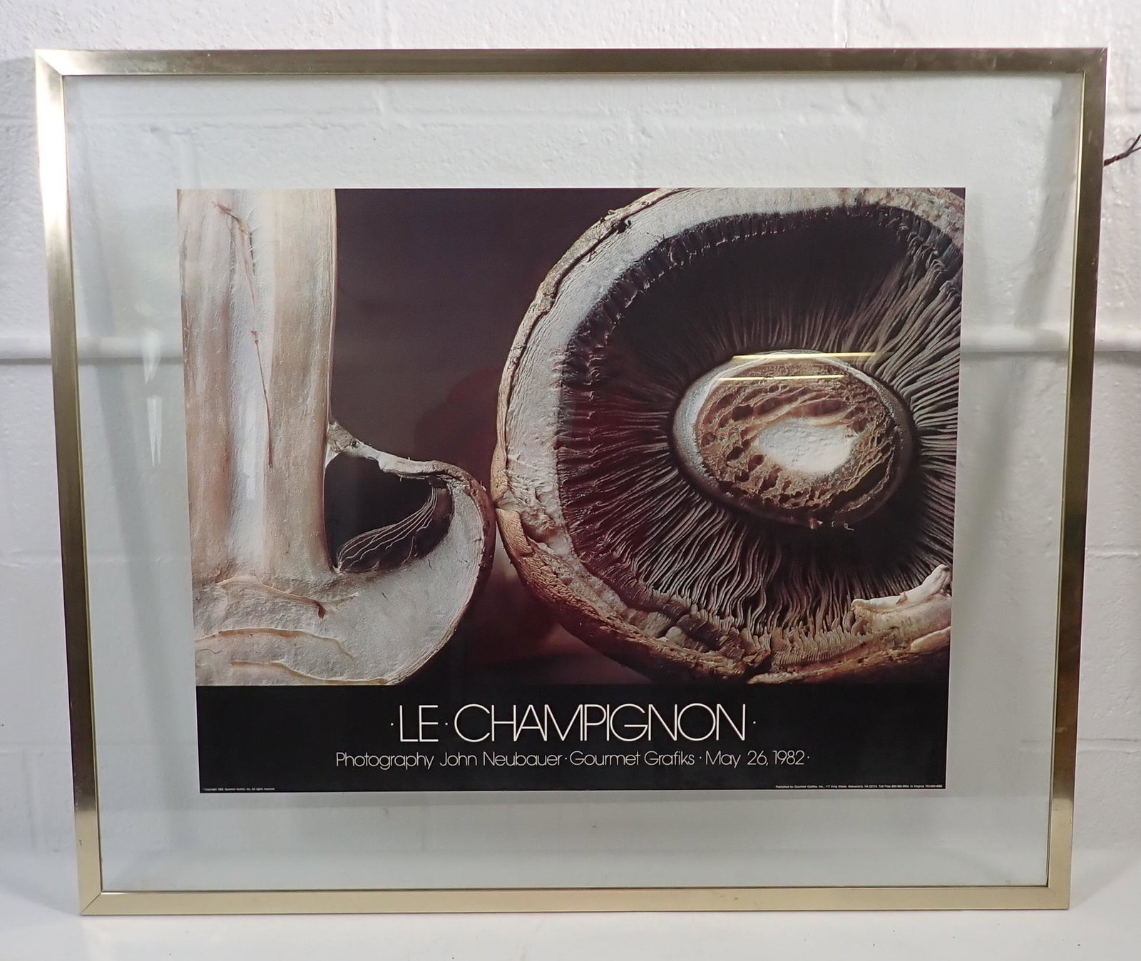 1982 John Neubauer Mushroom Poster (1 of 3)