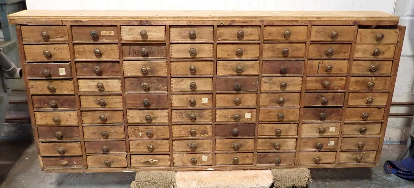 72 Drawer Parts Cabinet w/ Hardware (1 of 10)