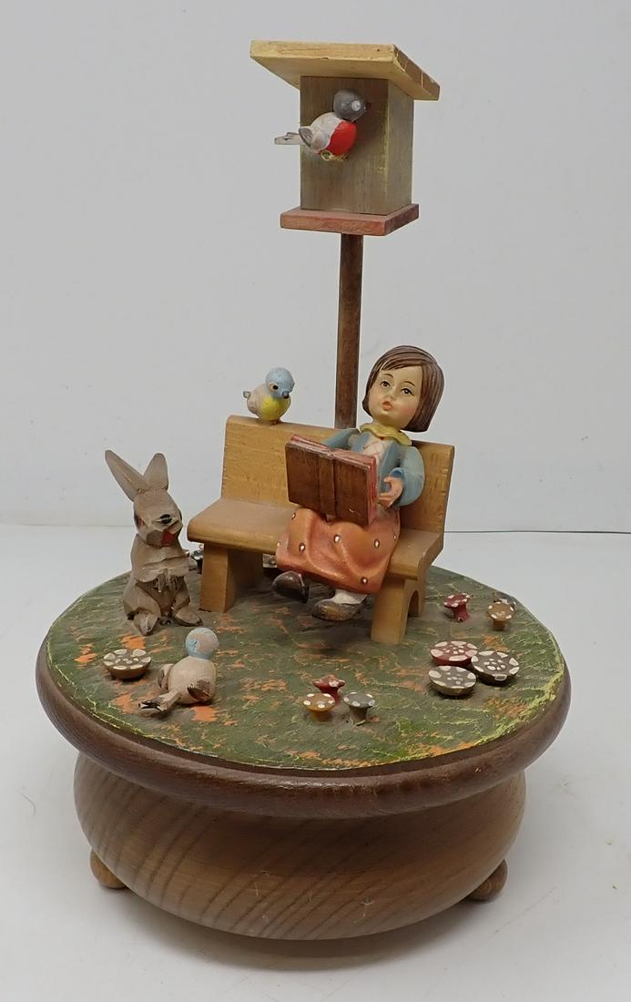 Thorens Happy Talk Music Box: Apprx 9 1/4" tall