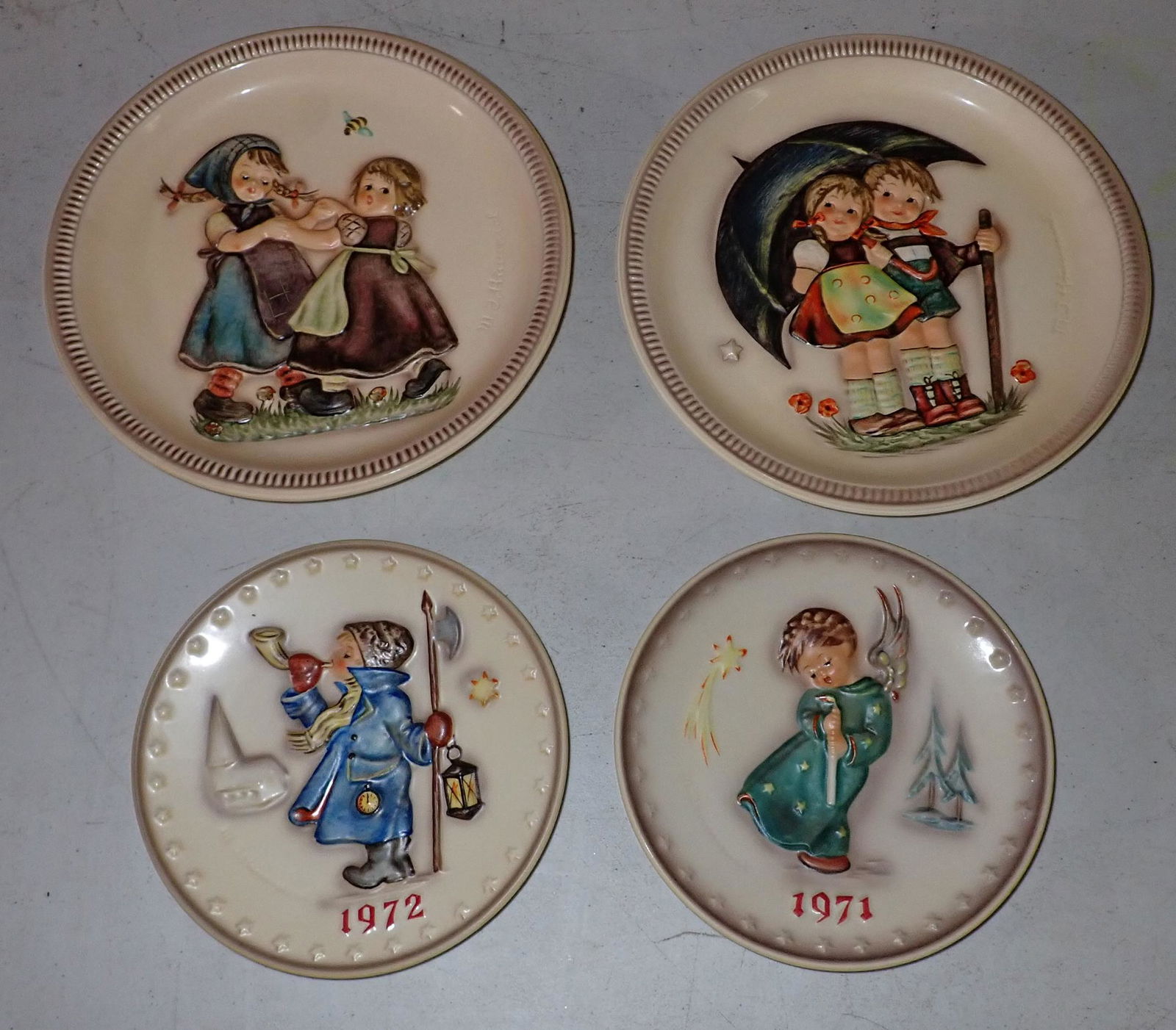 1971 1972 1975 1980 Hummel Plates (1 of 5)