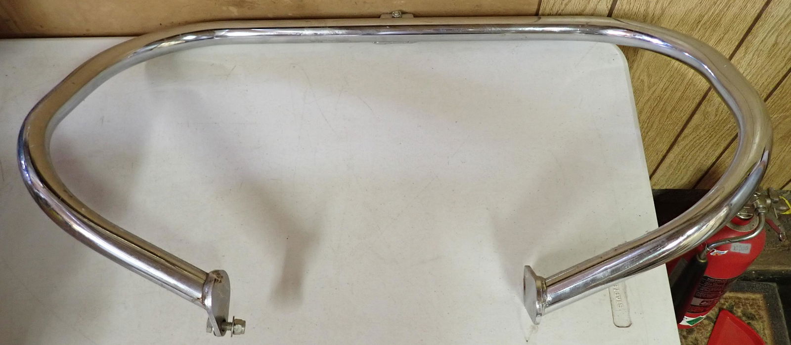 Chrome Motorcycle Grab Bar (1 of 2)