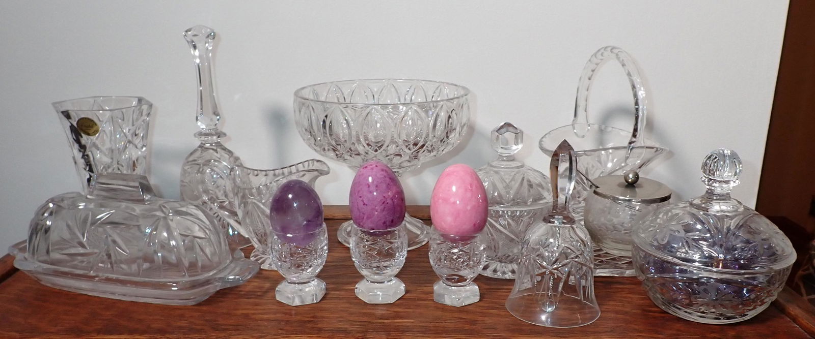 Glassware Compote Bells Creamer Sugar & Misc (1 of 6)