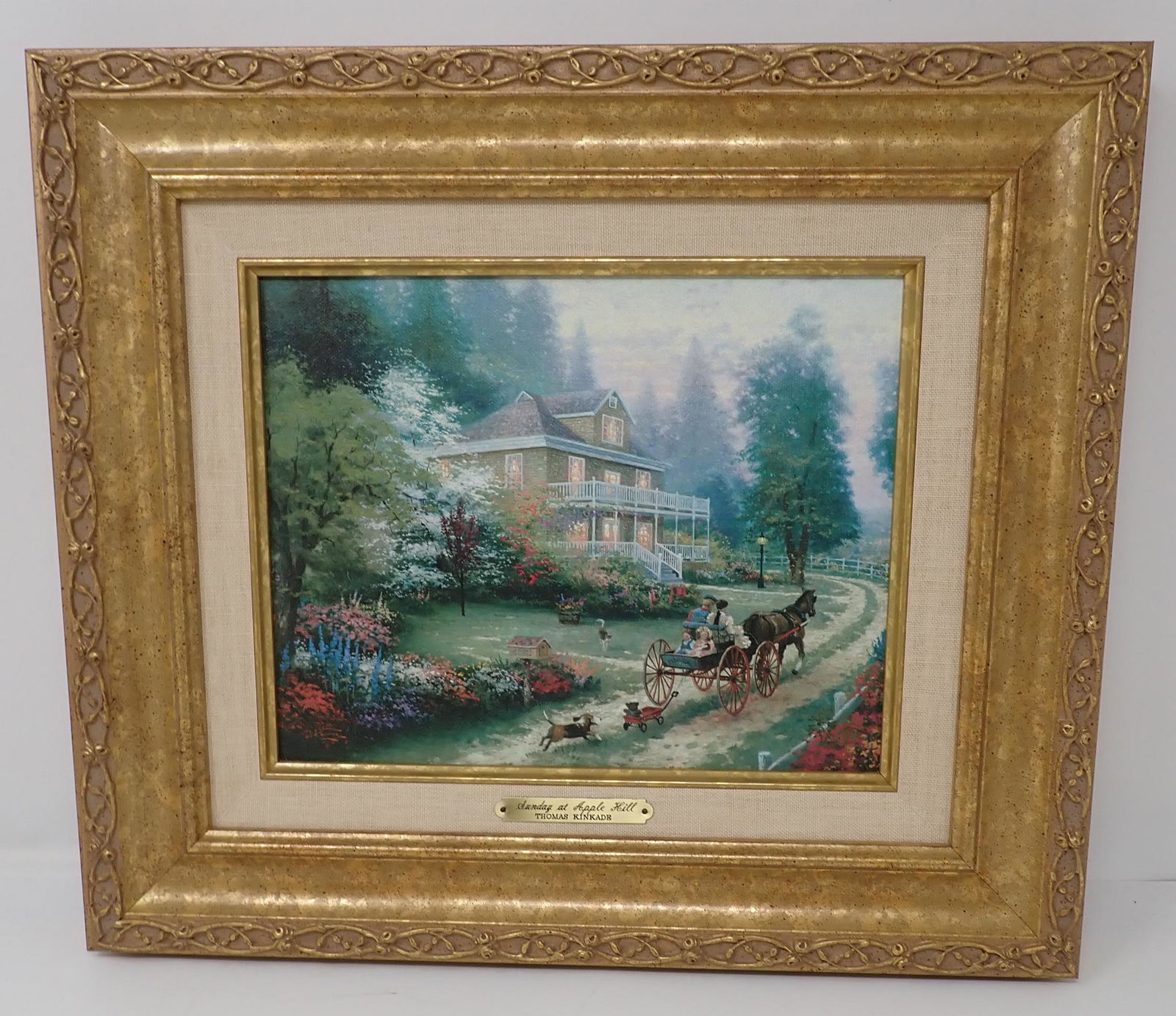 Thomas Kinkade Sunday At Apple Hill Giclee (1 of 5)
