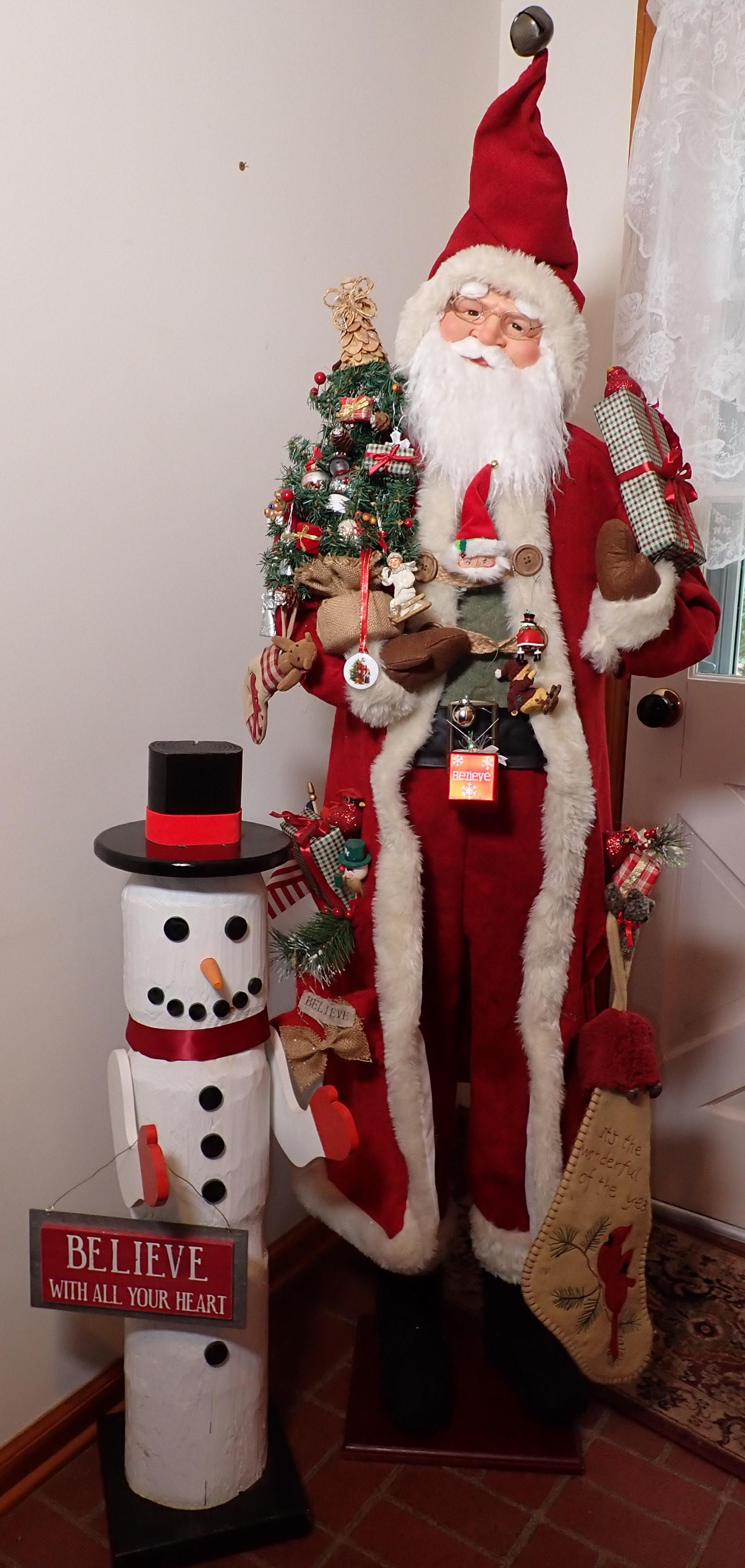 Santa & Snowman Christmas Decorations (1 of 3)