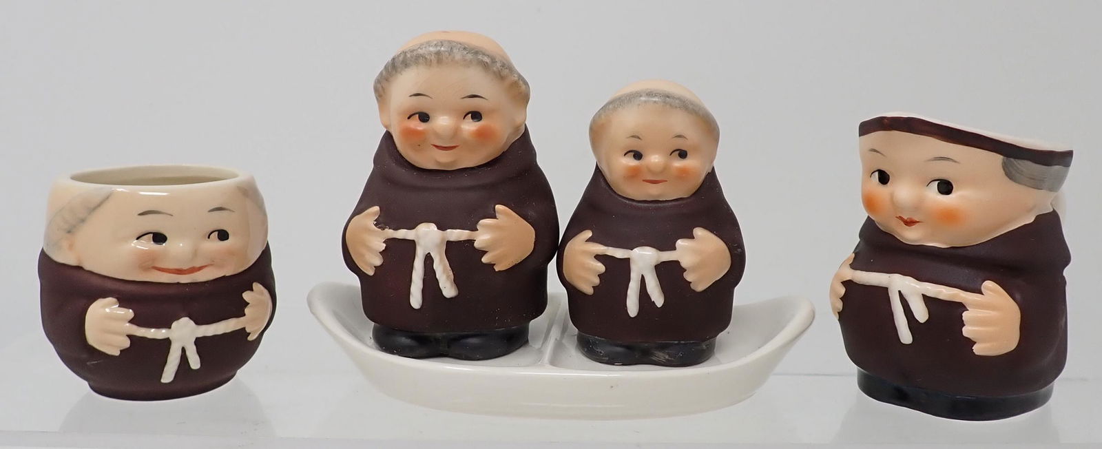 Goebel Monks Salt Pepper Creamer Misc (1 of 3)