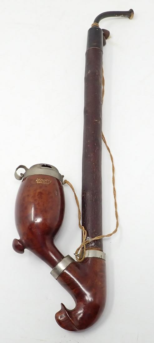 Bruyere Meerschaum Pipe: Apprx 12" long