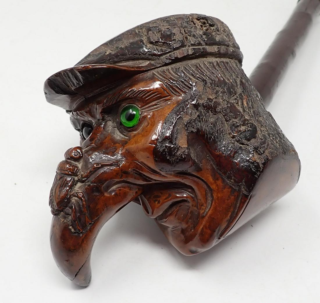 Unusual Vfat Merisier Hand Carved Pipe (1 of 13)