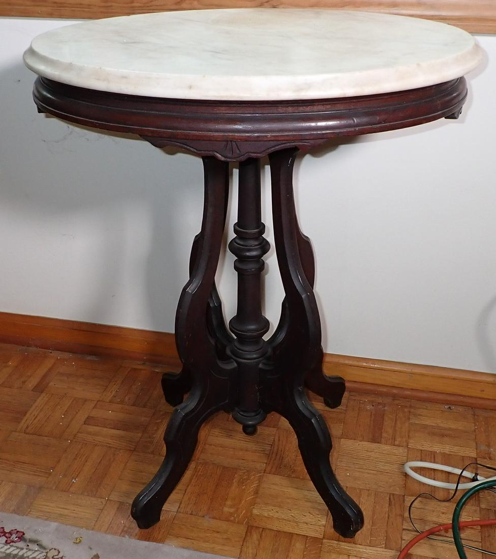 Victorian Marble Top Stand (1 of 4)