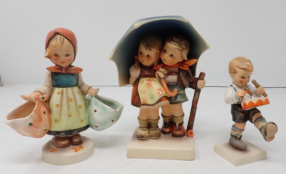 3 Hummel Goebels: Tallest is approx 6 3/8" tall