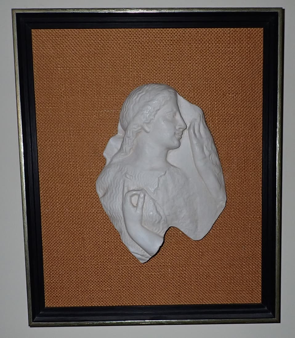 Plaster Goddess Wall Art / Sculpture (1 of 2)