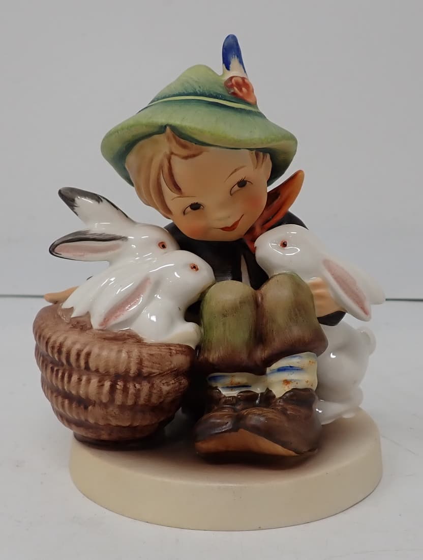 Hummel Playmates Boy w/ Rabbit (1 of 2)