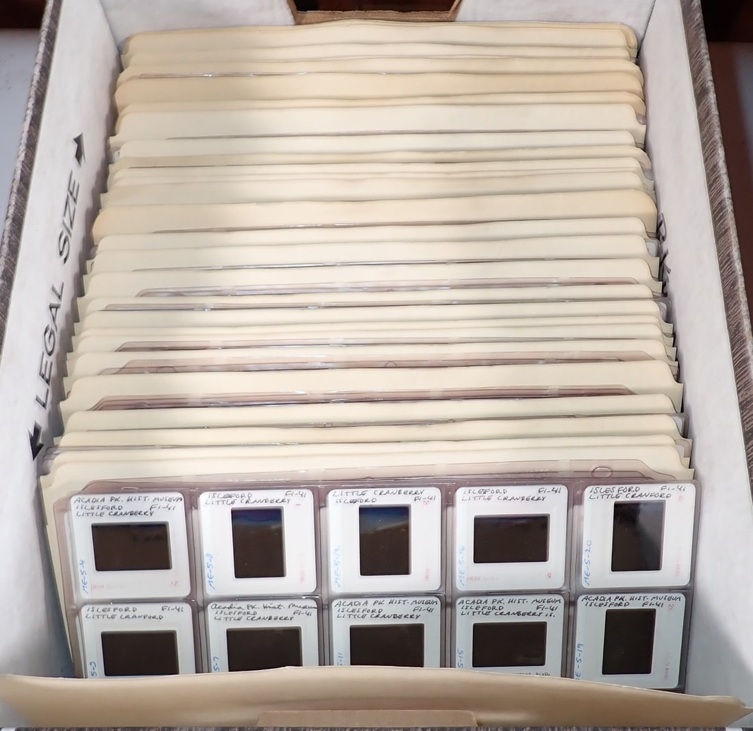 Box Filled w/ Picture Slides Acadia National Park & Misc (1 of 9)