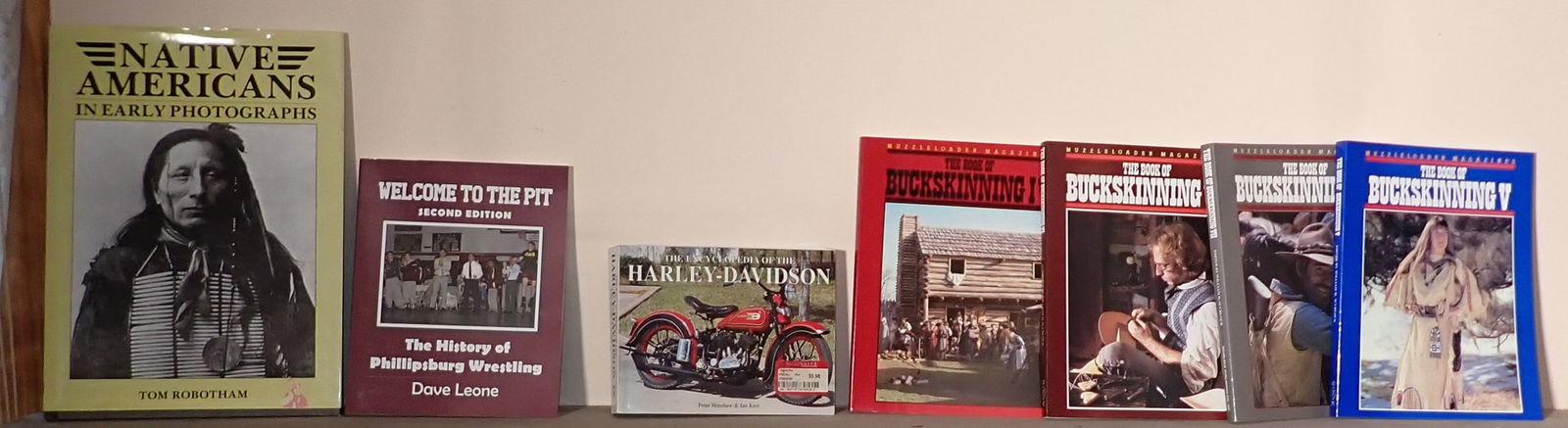 Harley Davidson Buckskinning Phillipsburg Books: Getting all books pictured