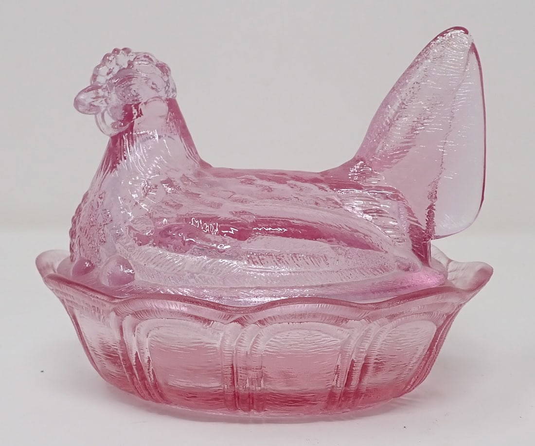 Fenton Hen On Nest Candy Dish Auction