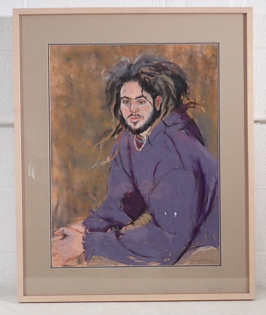 Rhoda Yanow PSA Art Student Pastel Portrait: Approx 27" x 33"