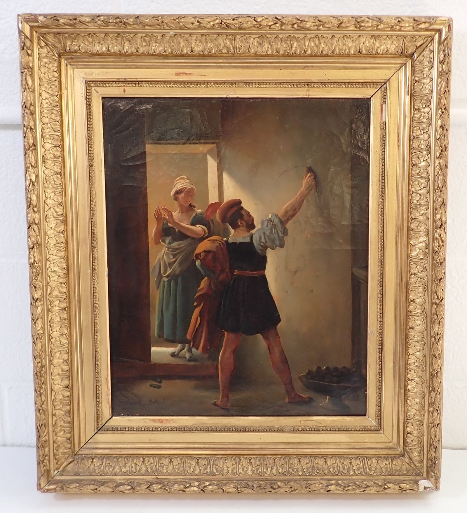 Leopold Robert Belgium Artist Oil Painting (1 of 5)