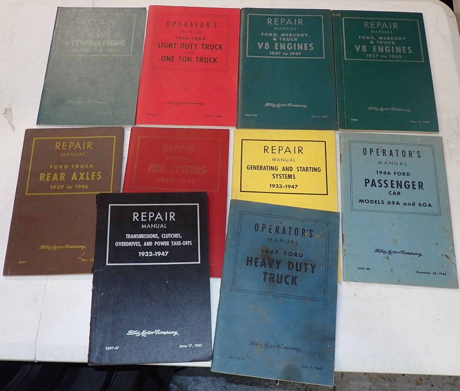 Ford Repair & Operating Manuals (1 of 5)