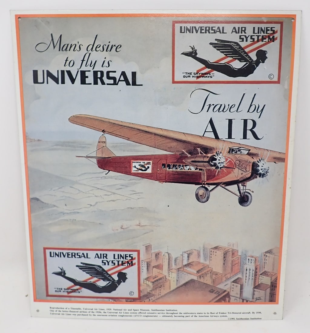 Universal Air Lines System Sign (1 of 2)