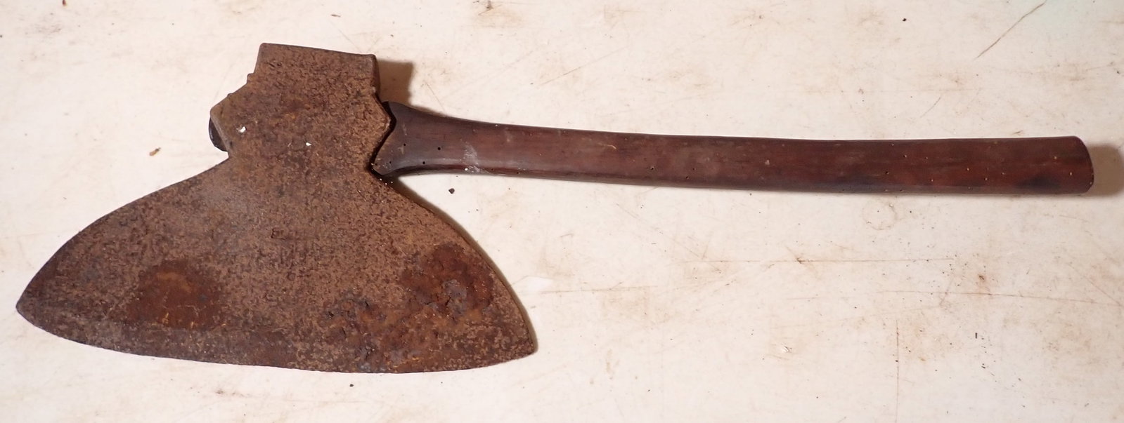Broad Axe: Head is apprx 8 7/8" x 13". Total length is approx 27 1/4"