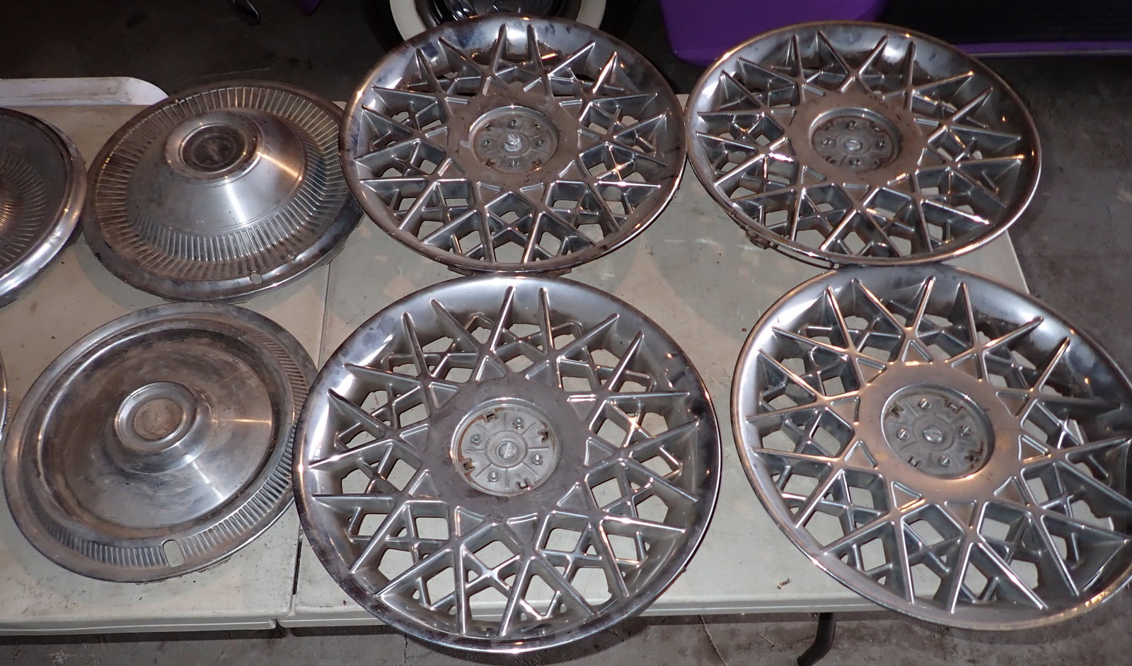 12 Hubcaps: No Shipping