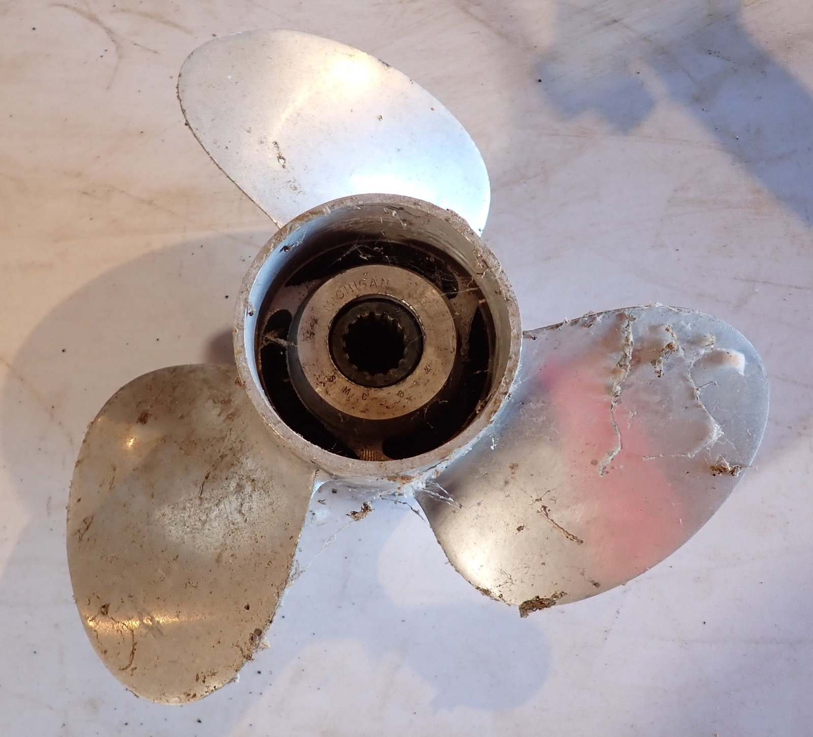 Aluminum Michigan Boat Propellar: Boat prop