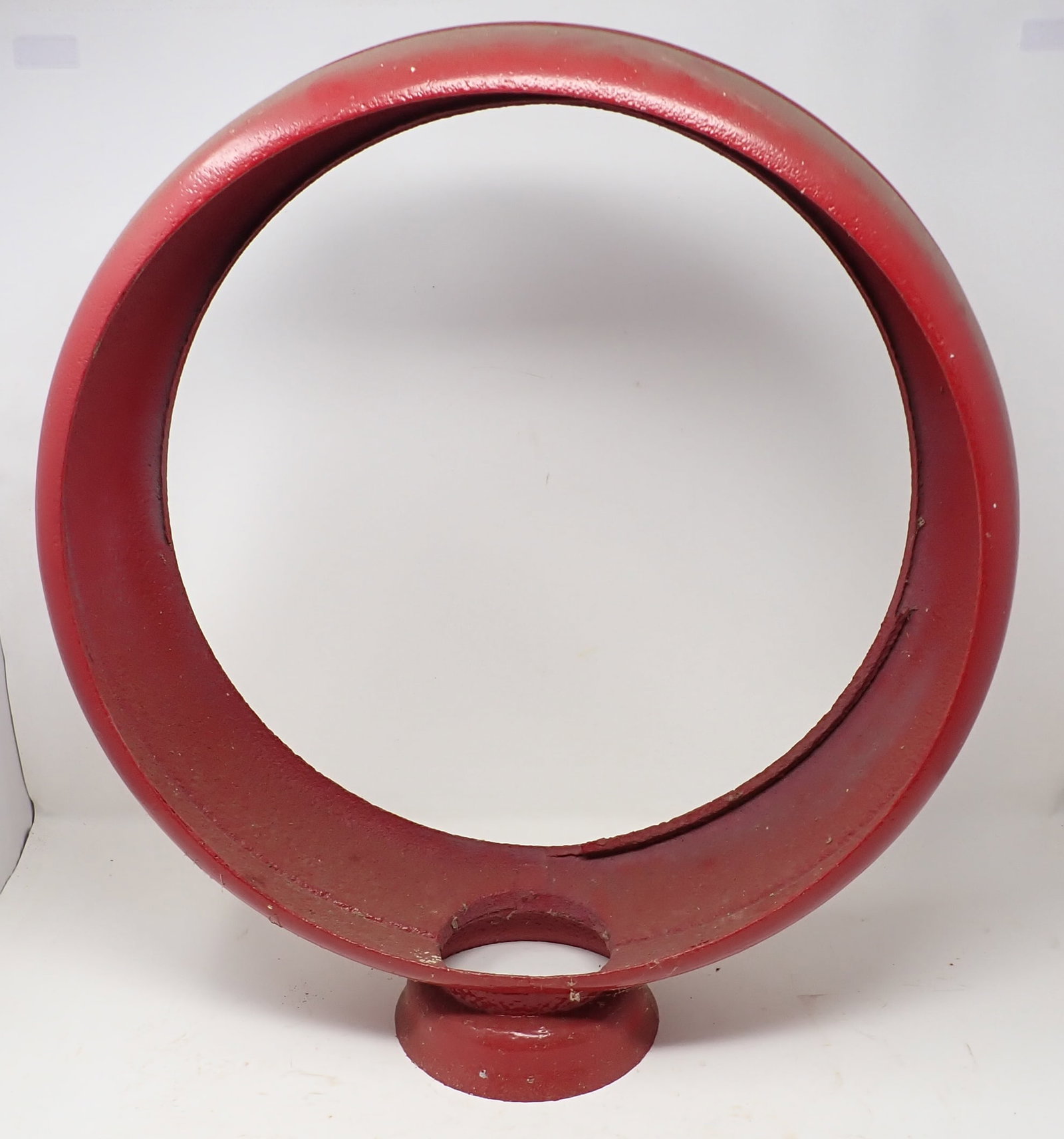 Antique Gas Globe Frame: Approx 18" in diameter and 20 3/4" tall.