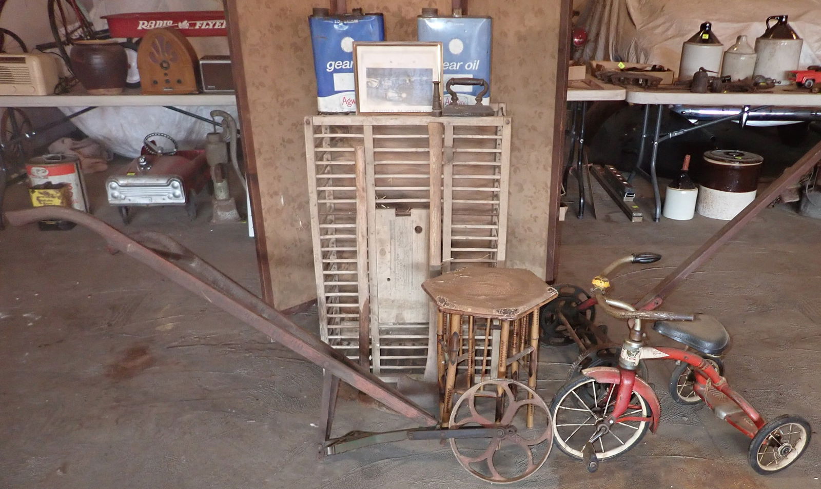 Reel Mower Bamboo Stand & Misc (1 of 10)