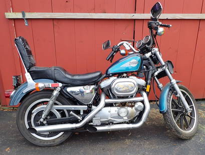 1991 Harley Davidson 1200 Sportster Motorcycle: Must be paid for with an ACH payment thru LiveAuctioneers. Has PA Title. Bring proper help and equipment to load. NO SHIPPING !