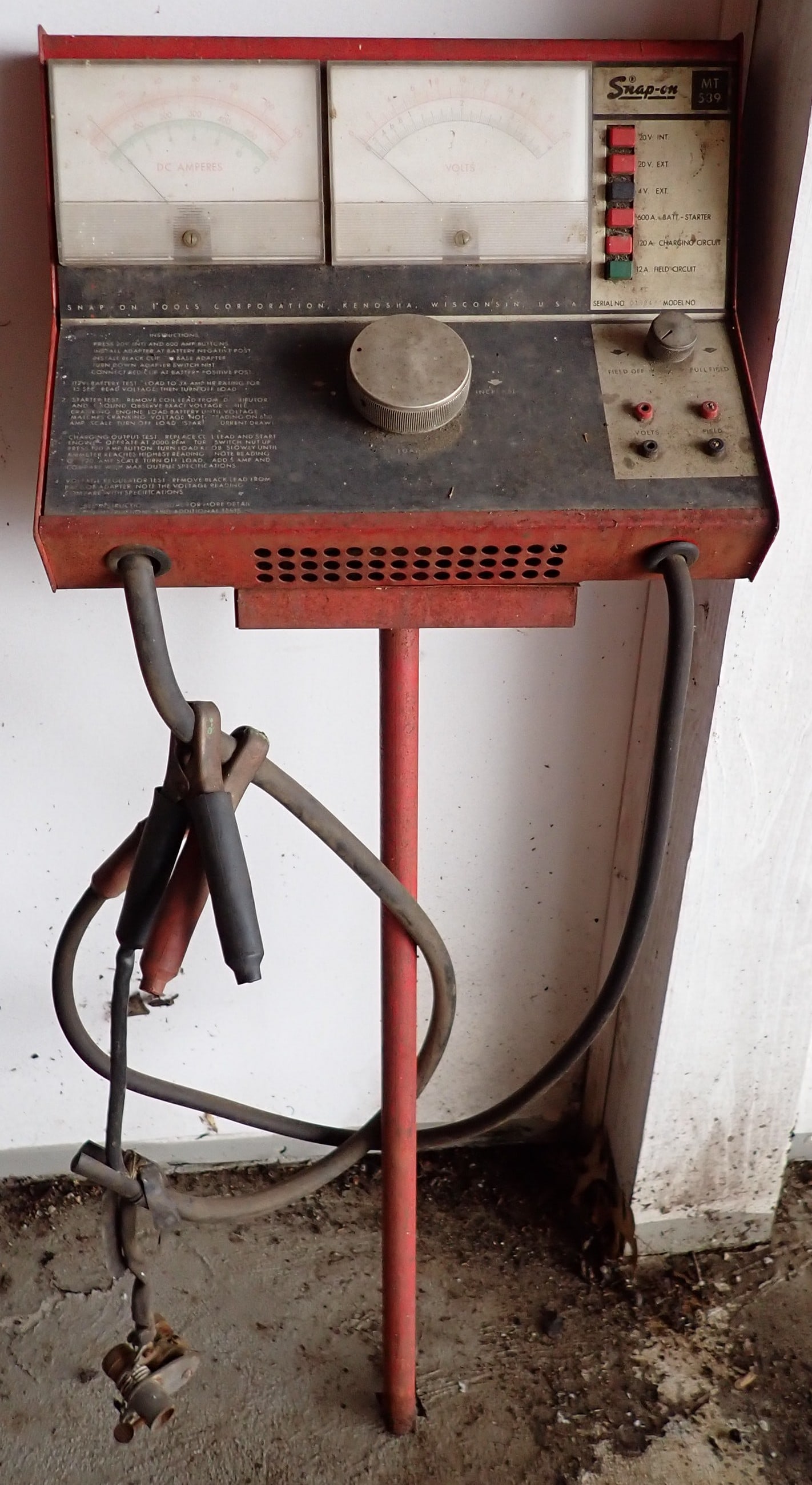 Vintage Snap On MT-539 Starting / Charging Circuit (1 of 5)