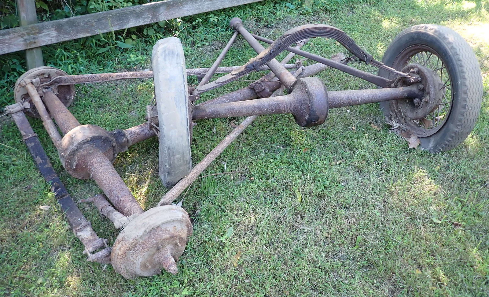 Antique Car Rears: No Shipping. You will need a 4x4 truck to remove