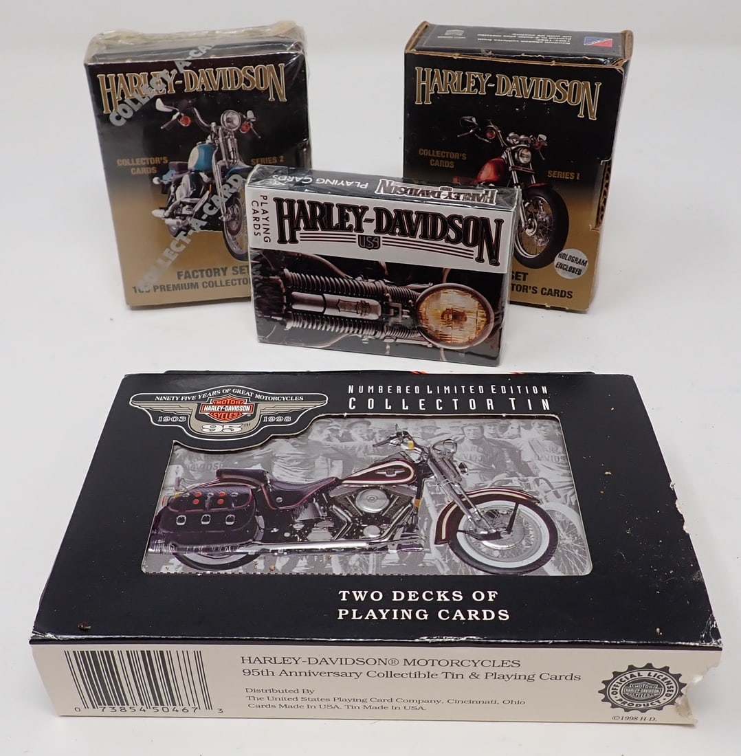 Harley Davidson Playing & Collector Cards (1 of 3)