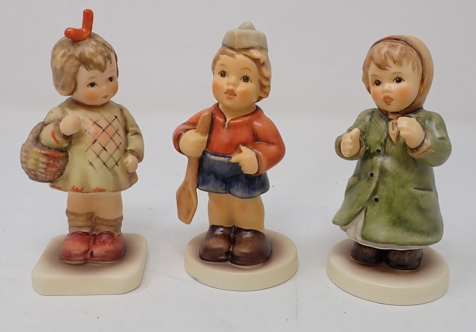 3 Hummel Club Figurines: Approx 3 1/2" tall
