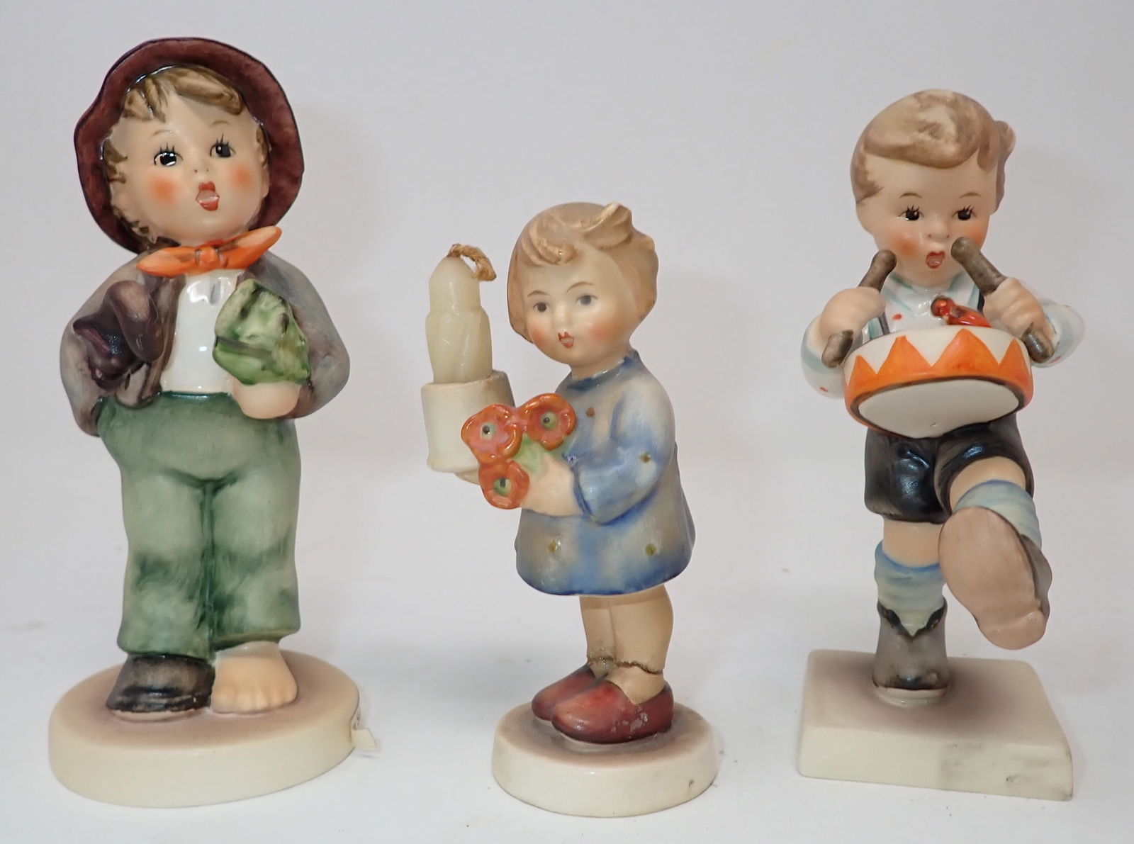 3 Goebel Hummel Figurines: Tallest is approx 5" tall