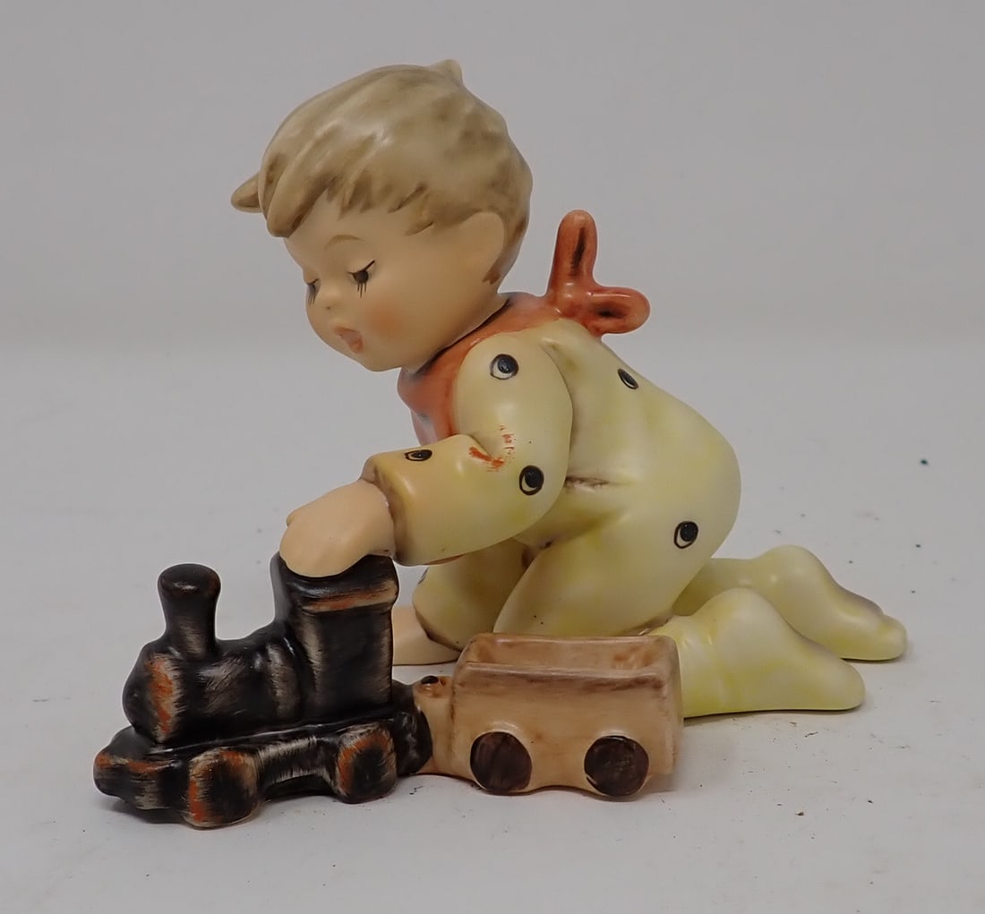 Danbury Mint Hummel Goebel Boy w/ Train (1 of 2)