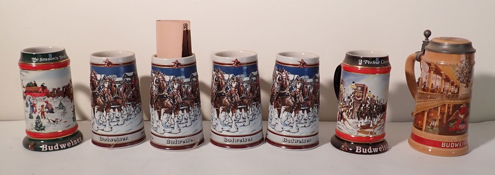 Budweiser Beer Steins (1 of 4)