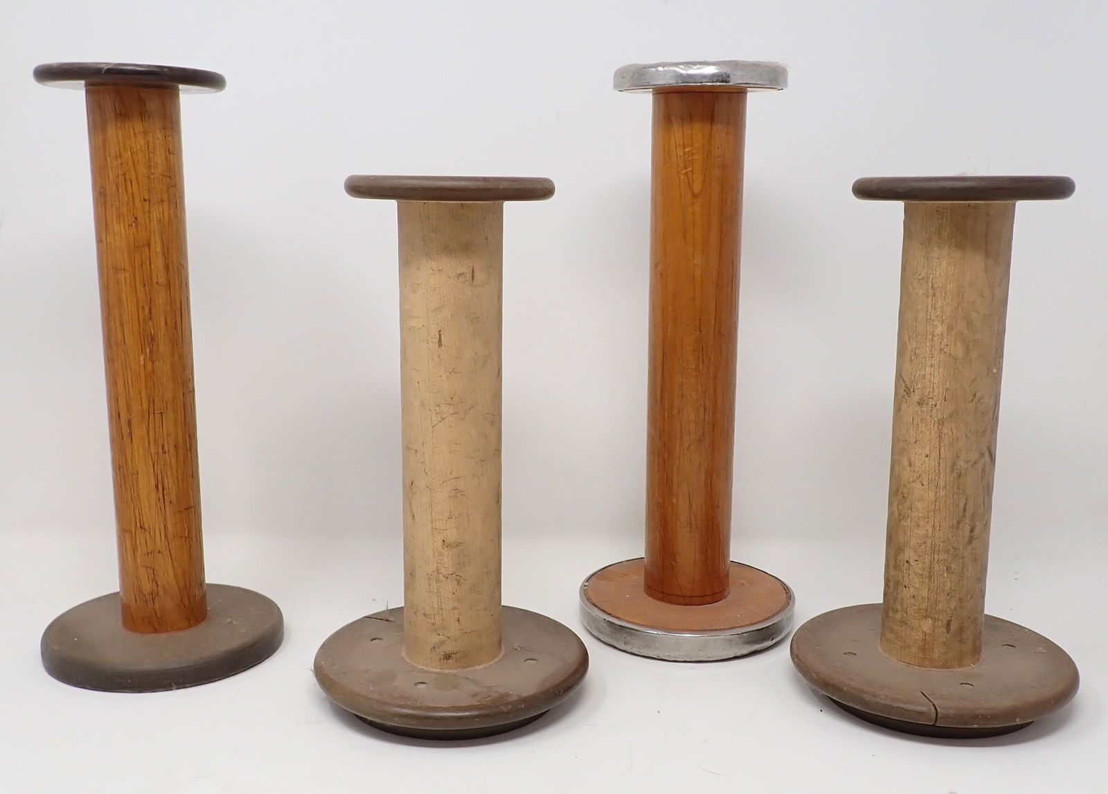 4 Wooden Yarn Spools (1 of 3)
