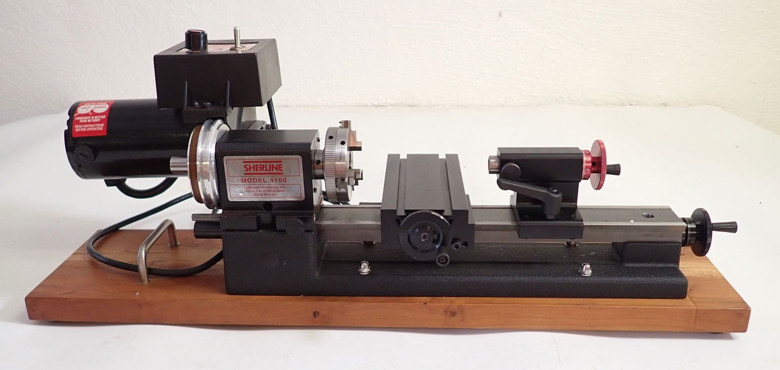 Sherline Model 4100 Tabletop Lathe Auction