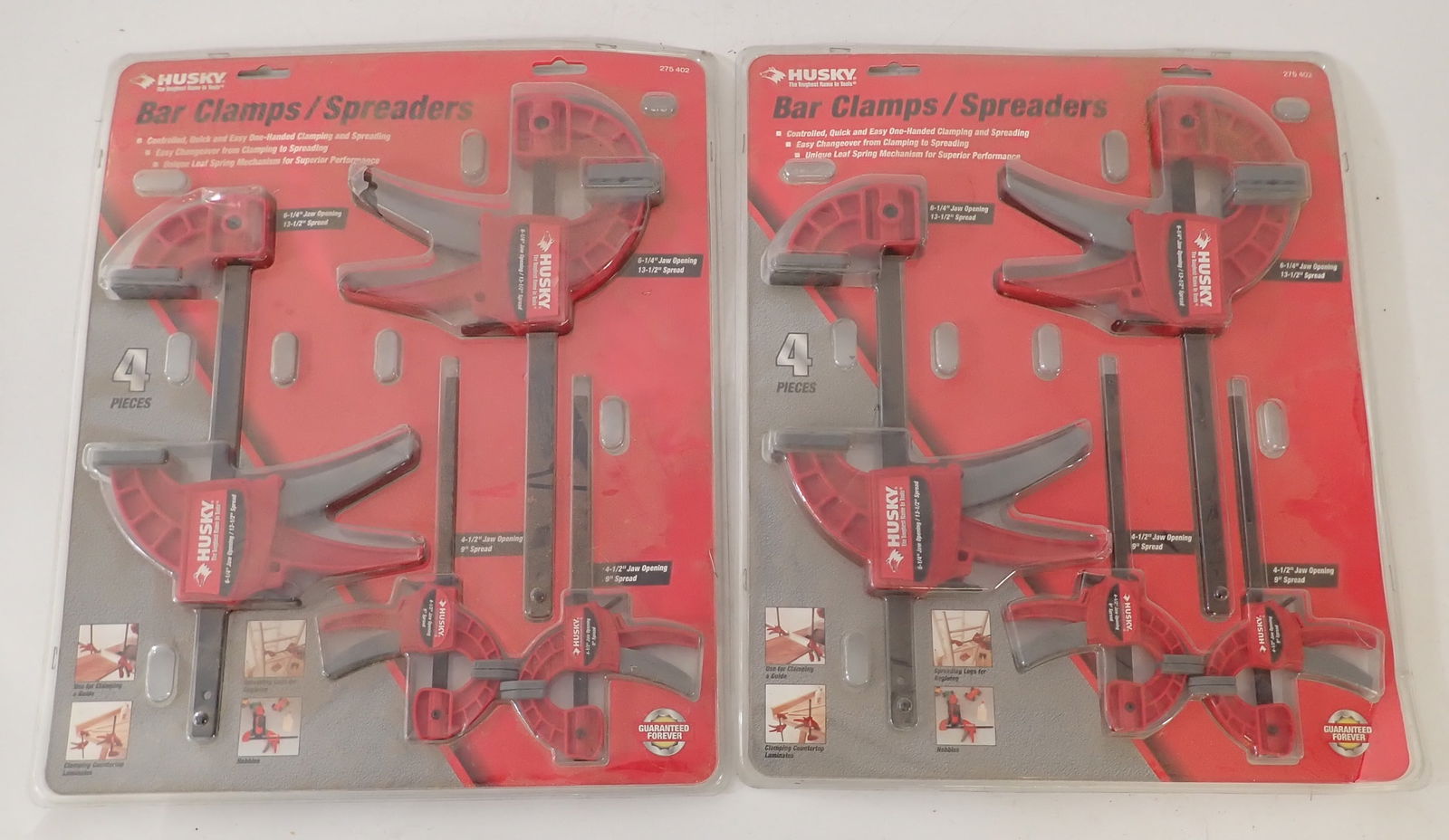 Husky Bar Clamps / Spreaders 275 402 (1 of 2)